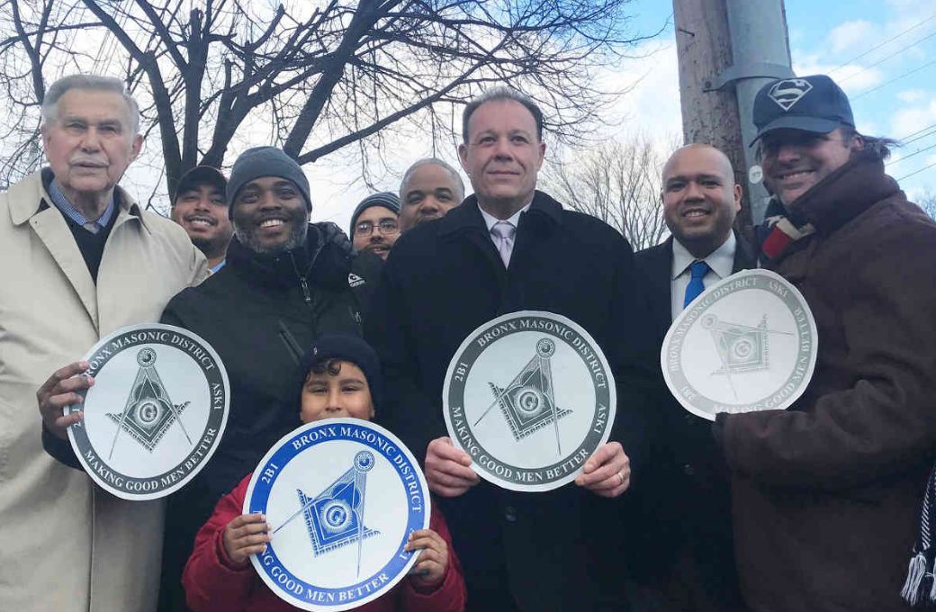 Bronx Masons street co-naming recognizes 100 years
