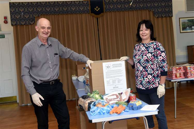 England - Freemasons launch Square Meals scheme in Sudbury