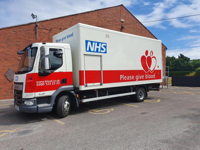 England - Cheshire Freemasons facilitate much-needed blood donation service