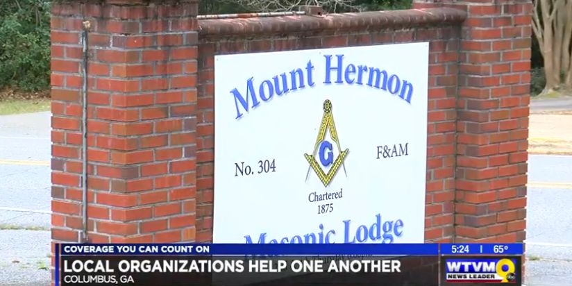 Georgia/U.S. - Mt. Hermon Masonic Lodge helps out local food pantry