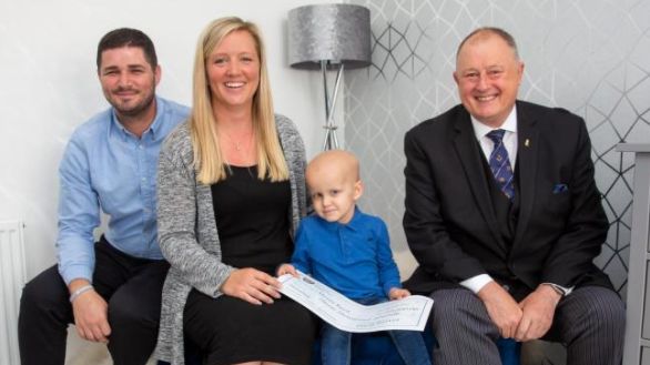U.K./Essex Freemasons donate £30k towards Henry Hall's cancer treatment