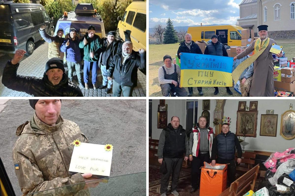 Cumbria/England - Freemasons deliver supplies to Ukrainian border