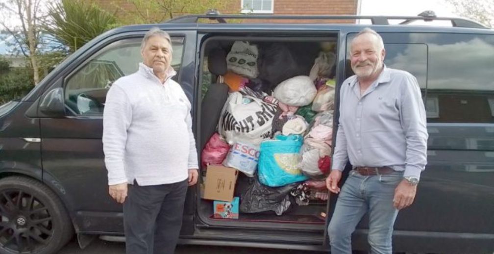 Worcestershire/England - Freemasons take out vital items to Poland to help Ukrainian refugees
