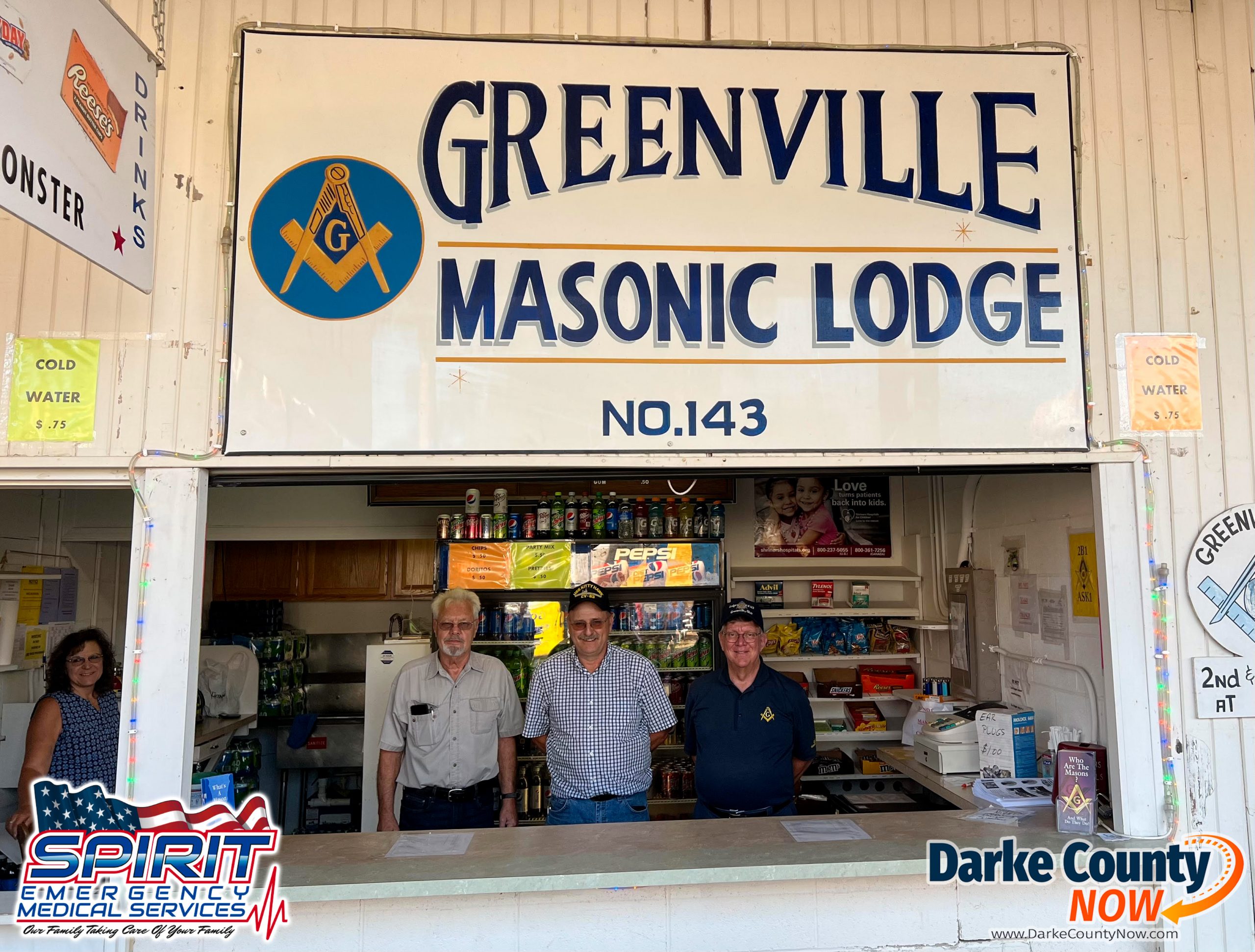 Ohio/U.S. - Greenville Masonic Lodge 143, under grandstand since 1972