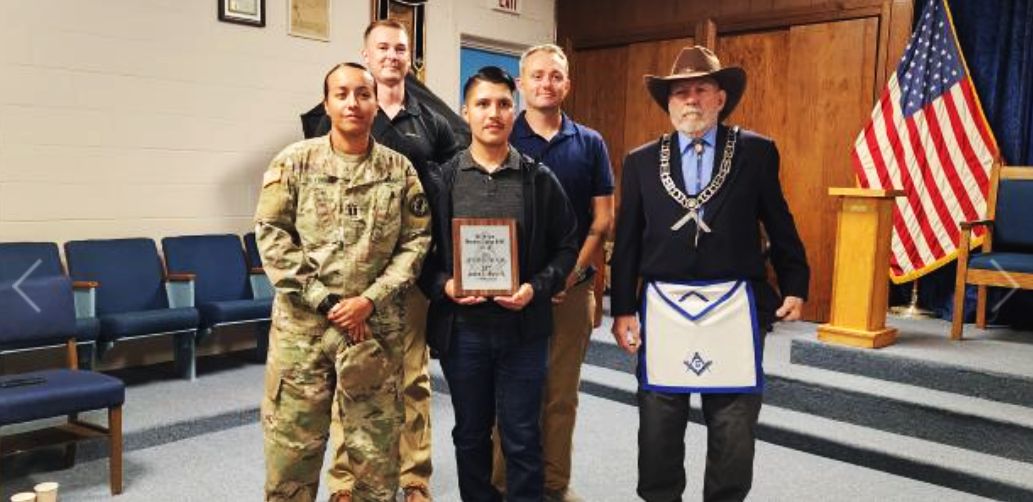 Texas/U.S. - Masonic Lodge In Copperas Cove Recognizes Two Law Enforcement Officers At Respect For Rule Of Law Ceremony