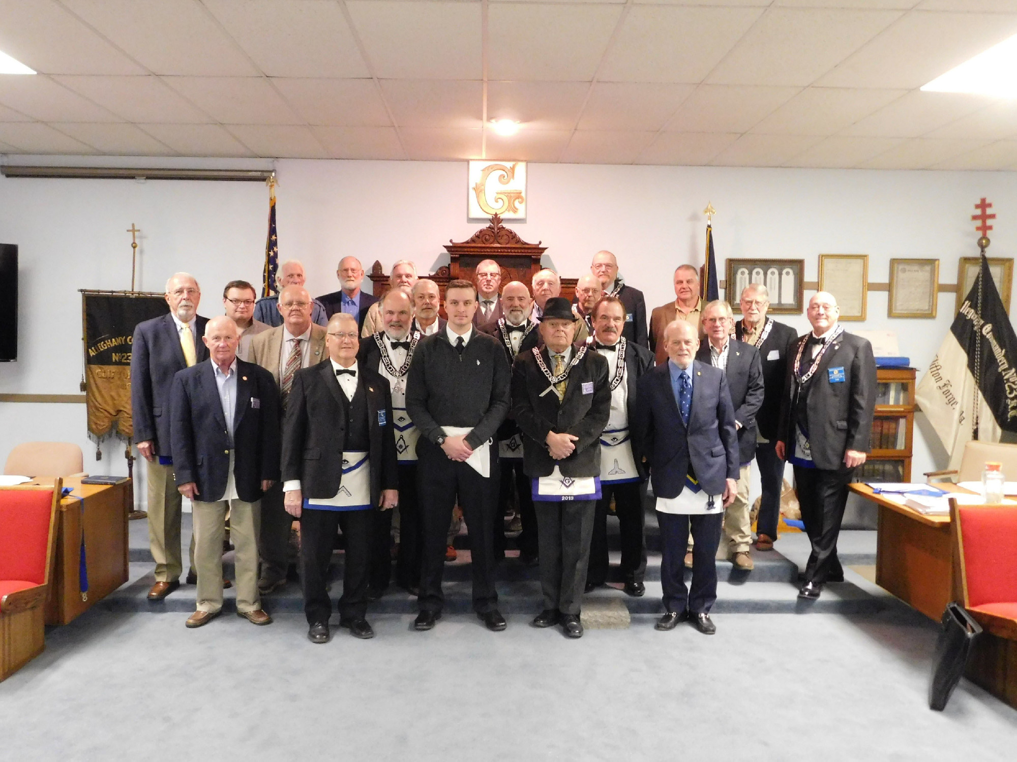 Virginia/U.S. - Clifton Forge Masonic Lodge No. 166 welcomes Brother Meadows