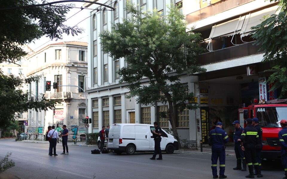 Greece - Explosion damages Masonic Hall in central Athens