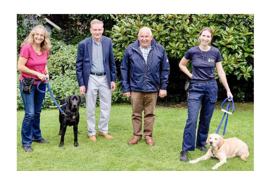 Hampshire/England - Royal Arch Freemasons’ £45,000 donation helping puppies being trained to be guide dogs