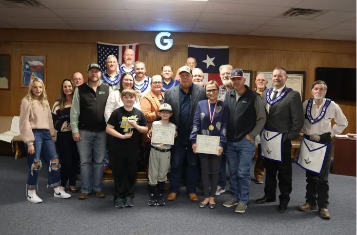 Texas/US - Dayton Masonic Lodge 825 recognizes local leaders