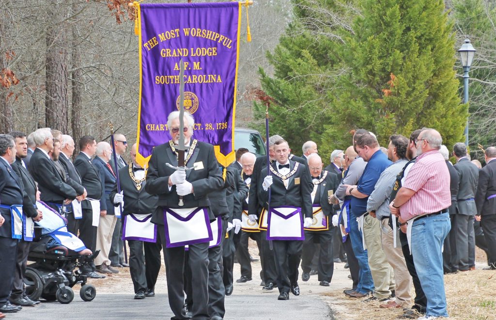 South Carolina/US - Blythewood Masons dedicate new home